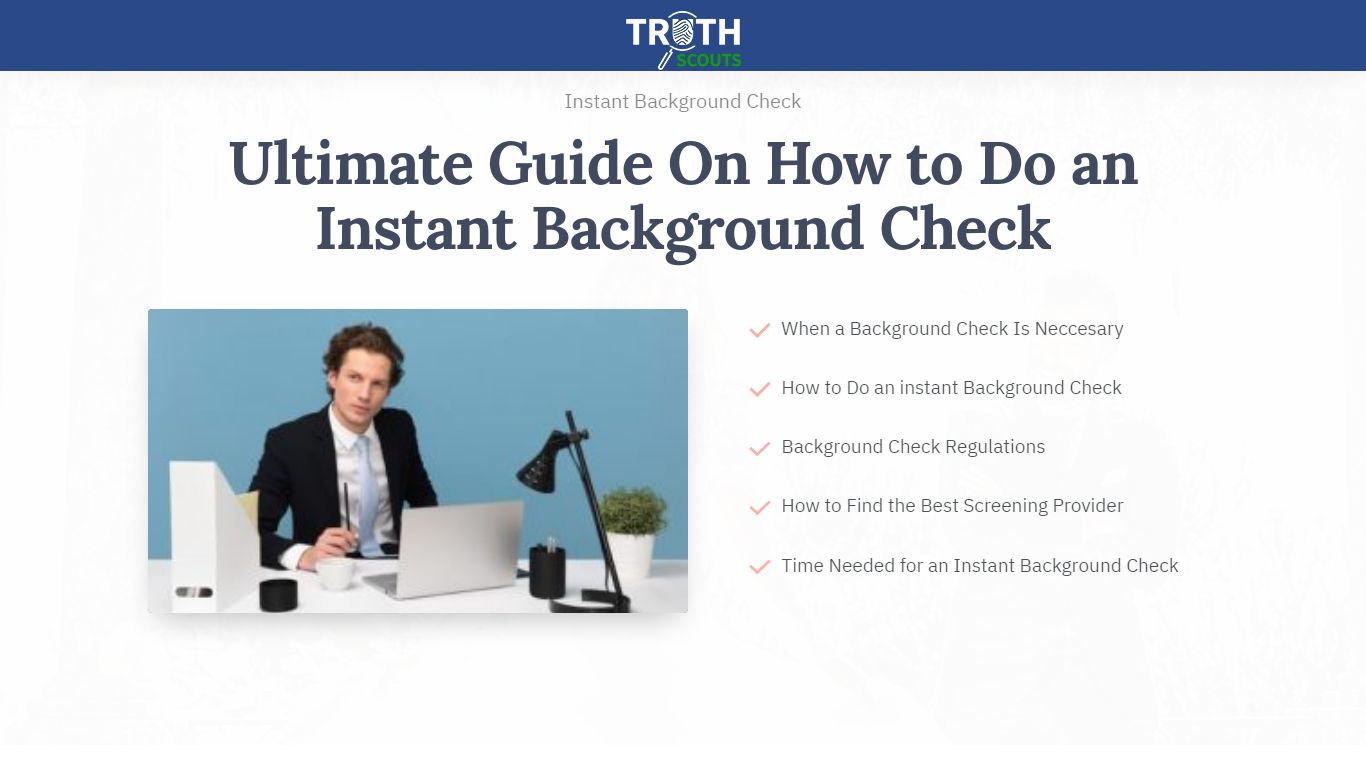 Instant Background Check - Ultimate Guide on How to Do a Background ...