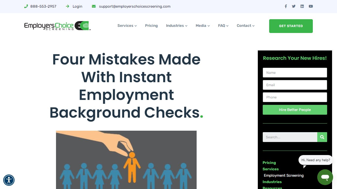 Four Mistakes Made With Instant Employment Background Checks